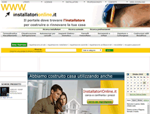 Tablet Screenshot of installatorionline.it